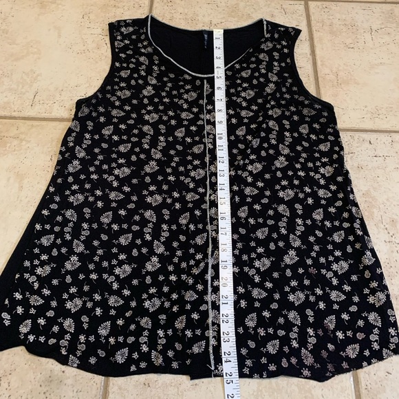 💛 E DISTA Los Angeles Sleeveless Floral Top XL - Picture 8 of 9